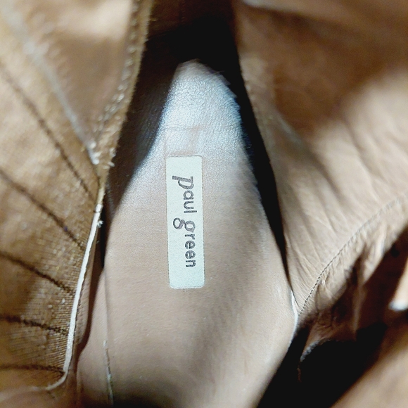 NEW Paul Green Women’s Sante Tan Suede Leather Side Zip Ankle Bootie B525 - Picture 9 of 11